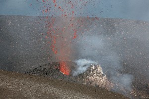 Stromboli Volcano Strombolian Eruption