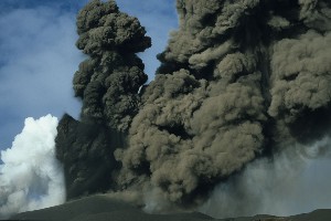 Mount Etna Ash Cloud Eruption