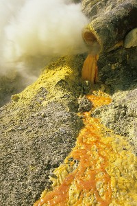 Kawah Ijen Sulphur Mine Pipe