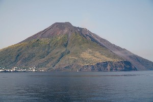 Stromboli Volcano Nighttime Eruptions
