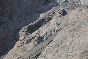 Close-up of crater, Batu Tara volcano, Indonesia