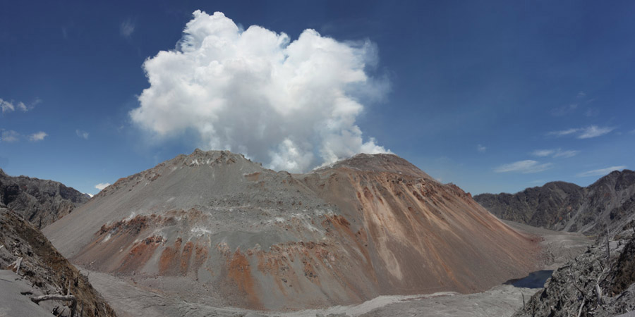 Chaiten Volcano Dome Panorama