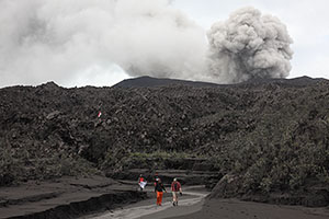 1933 lava deposits, Dukono volcano