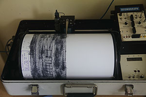 Seismometer in Dukono Volcano Observatory