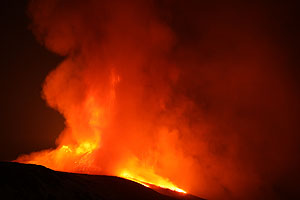 Paroxysmal eruption, Mount Etna Volcano, April 1st 2012