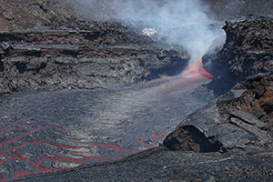 Lava river, Fogo Volcano