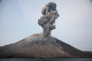 Anak Krakatau Island 2008 Eruption