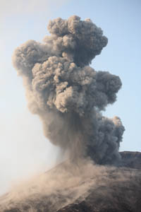 Eruption Column from Anak Krakatoa