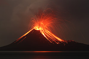 Strombolian Eruption, Anak Krakatau