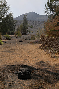 Bomb crater, Anak Krakatau volcano