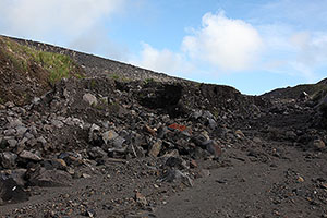Approaching crater zone, Lokon-Empung Volcano