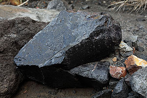 Obsidian, Lokon volcano