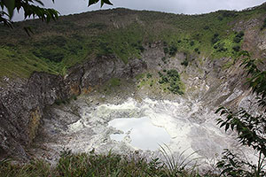Mahawu crater, summit crater, Sulawesi