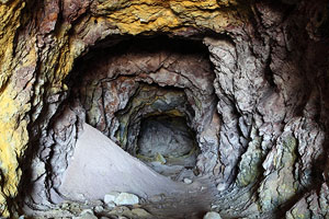 Tunnel, Paliorema Sulfur Mine, Milos