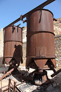 Gilardoni Centrifugal Hammer mills, Paliorema Sulfur Mine, Milos
