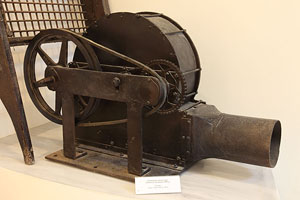 Ventilator, Milos Mining Museum, Paliorema Sulfur Mine, Milos