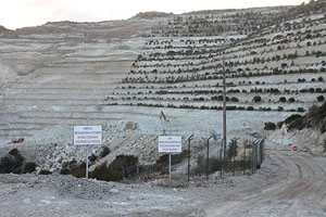 Pozzolan Mine, Ksylokeratia, Milos