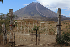 Private road near Momotombo volcano