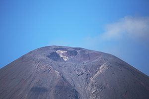 Crater of Momotombo volcano in February 2016
