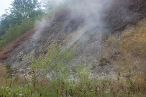 Eruption precursory fumarolic activity, Paluweh 2012