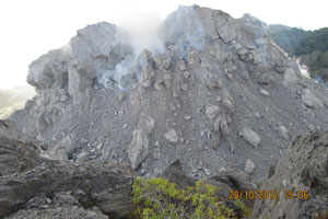 Rerombola dome 28.10.2012, Paluweh volcano