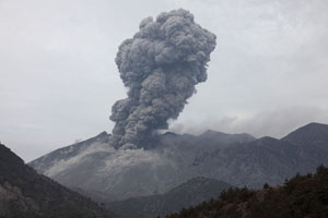 Vulcanian Eruption, Sakurajima Volcano, 2012