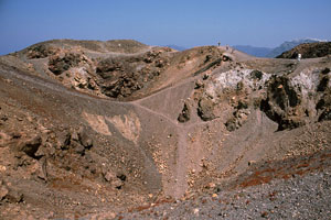 Recent crater on Nea Kameni