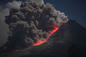 Small PF, Sinabung Volcano