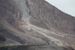 Recent lighter pyroclastic flow deposits