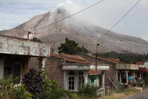 Evacuated villages, Sinabung volcano