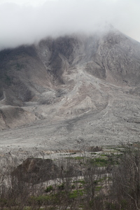 Location of fatal pyroclastic flow at Sinabung